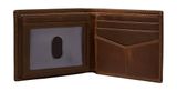 FOSSIL RFID Billfold Belt Gift Set Dark Brown FOSSIL RFID Billfold Belt Gift Set Dark Brown