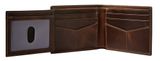 FOSSIL RFID Billfold Belt Gift Set Dark Brown FOSSIL RFID Billfold Belt Gift Set Dark Brown
