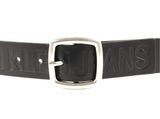 Calvin Klein J Adjustable Leather Belt W95 Black - shortenable