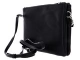 Esquire Silk Small Double Zip Crossbody Bag Black Esquire Silk Small Double Zip Crossbody Bag Black