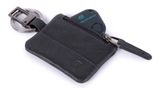 PIQUADRO Black Square Key Holder Blu