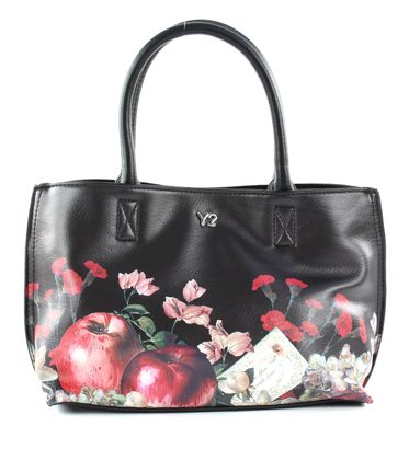 Y NOT? Botanic Handbag Double Black