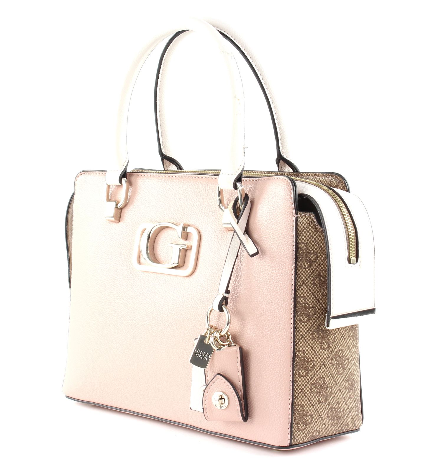 Annarita Girlfriend Satchel Bags Top Handle Bags Pink GUESS Annarita Girlfriend Satchel Bags Top Handle Bags Pink GUESS