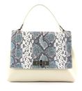 PATRIZIA PEPE Secret Fly Handbag Aqua Silver PATRIZIA PEPE Secret Fly Handbag Aqua Silver