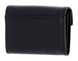 LANCASTER Saffiano Signature Flap Wallet S Noir LANCASTER Saffiano Signature Flap Wallet S Noir