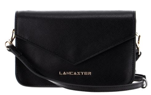 LANCASTER Saffiano Signature Crossbody Bag S Noir