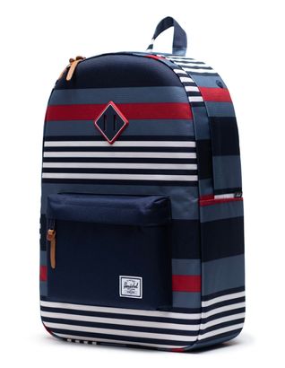 herschel malibu stripe peacoat