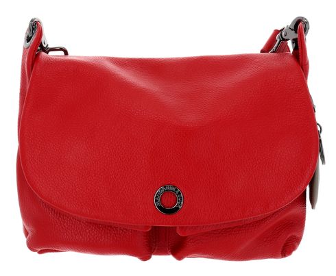 MANDARINA DUCK Mellow Leather Hunting Bag Flame Scarlet