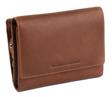 The Chesterfield Brand Nadia Flap Wallet Cognac