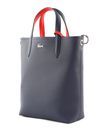 LACOSTE Anna Vertical Shopping Bag Peacoat Salsa