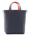 LACOSTE Anna Vertical Shopping Bag Peacoat Salsa