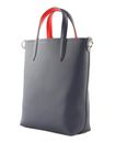 LACOSTE Anna Vertical Shopping Bag Peacoat Salsa