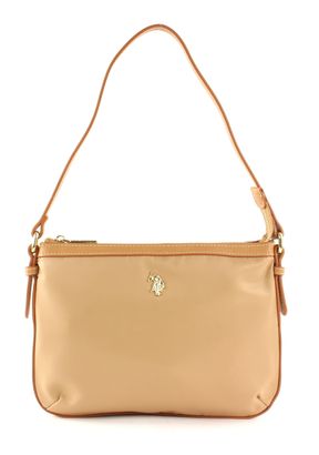 U.S. POLO ASSN. Houston Flat Crossbody Bag Beige