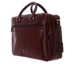 LEONHARD HEYDEN Cambridge Zipped Briefcase 3 Compartments XL Red Brown LEONHARD HEYDEN Cambridge Zipped Briefcase 3 Compartments XL Red Brown