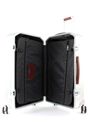 PIQUADRO Trolley Aluminium M Grigio / Cuoio