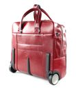 PIQUADRO Blue Square Wheeled Computer Briefcase Rosso