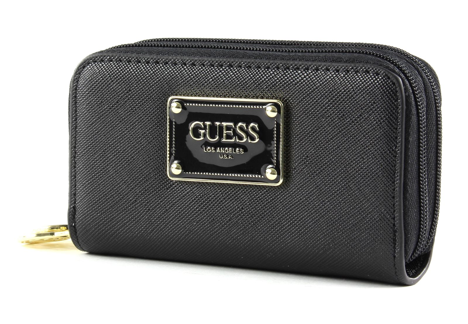 Details zu GUESS Bahia Double Mini Zip Wallet Geldbörse Black Schwarz Neu Details zu GUESS Bahia Double Mini Zip Wallet Geldbörse Black Schwarz Neu