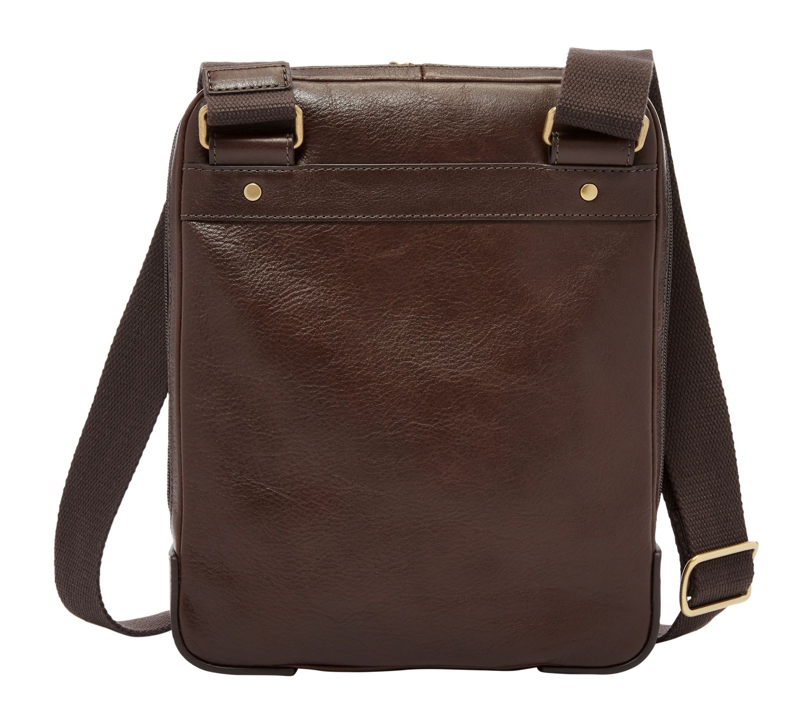 FOSSIL cross body bag Haskell Courier Dark Brown Buy bags, purses