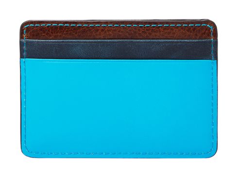 FOSSIL Leon Card Case Malibu Blue