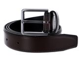 Calvin Klein 3.0 Brogue Bombed Belt W80 Dark Brown