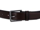 Calvin Klein 3.0 Brogue Bombed Belt W80 Dark Brown