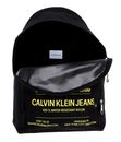 Calvin Klein CKJ Sport Essential Campus Backpack Black with Industrial Print