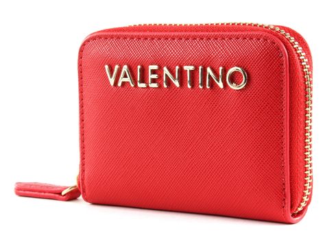 VALENTINO Divina SA Zip Around Wallet XS Rosso