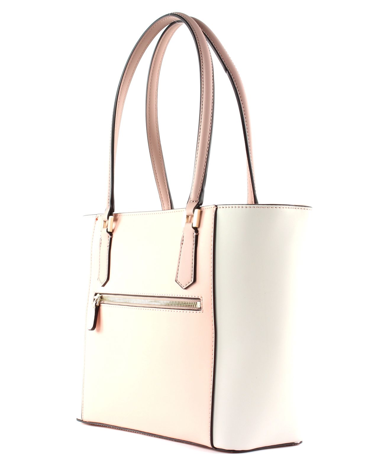 GUESS Open Road Tote Shopper Schultertasche Tasche Rose Multi Rosa Weiß Neu eBay