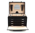 WINDROSE Beluga Jewellery Box Big Black WINDROSE Beluga Jewellery Box Big Black