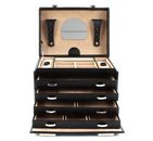 WINDROSE Beluga Jewellery Box Big Black WINDROSE Beluga Jewellery Box Big Black