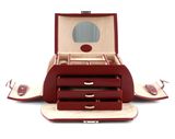 WINDROSE Merino Jewelry Box Round 2 Red WINDROSE Merino Jewelry Box Round 2 Red