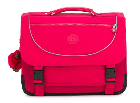 kipling Back To School Preppy Schoolbag M True Pink