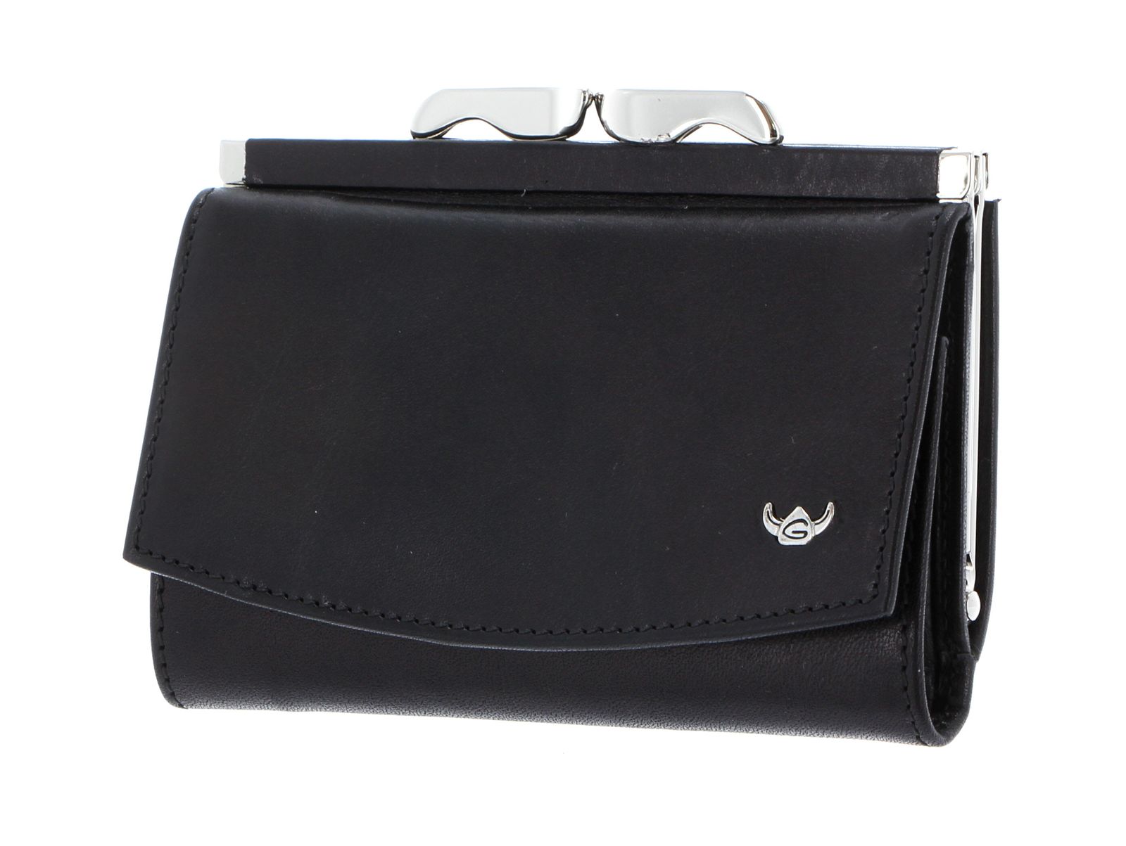 Golden Head Colorado Classic French Coin Purse Wallet Black Golden Head Colorado Classic French Coin Purse Wallet Black