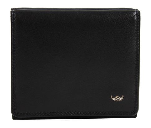 Golden Head Colorado Classic Billfold Coin Wallet with Large Coin Compartment Black