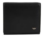 Golden Head Colorado Classic Billfold Coin Wallet with Large Coin Compartment Black