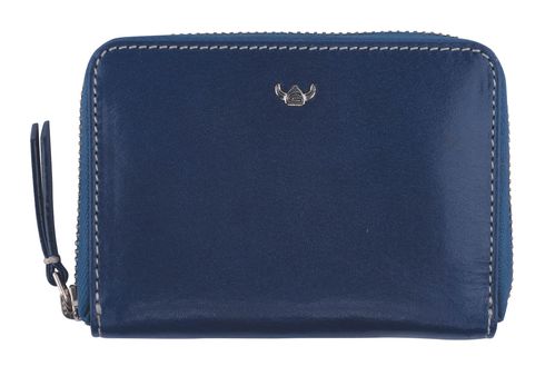 Golden Head Venezia Zipped Billfold Coin Wallet Blue