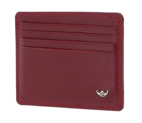 Golden Head Polo Credit Card Case Red