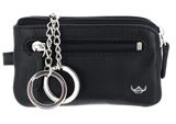 Golden Head Polo Zipped Key Case Black