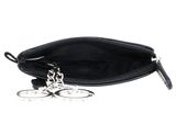 Golden Head Polo Zipped Key Case Black