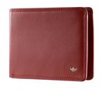 Golden Head Polo Billfold Coin Wallet Red