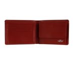 Golden Head Polo Billfold Coin Wallet Red