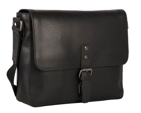 LEONHARD HEYDEN Dakota Messenger Bag M Black