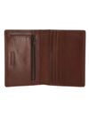 LEONHARD HEYDEN Cambridge Bilfold Card Case Redbrown