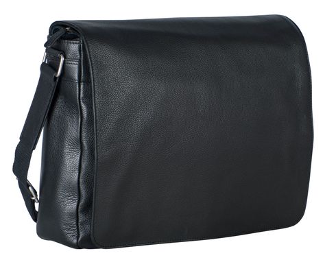 LEONHARD HEYDEN Berlin Messenger Bag L Black