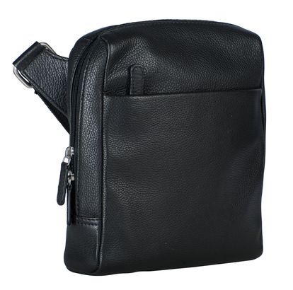 LEONHARD HEYDEN Berlin Zipped Messenger Bag S Black