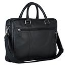 LEONHARD HEYDEN Berlin Zipped Briefcase 2 Compartments Black