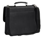 LEONHARD HEYDEN Hannover Briefcase 2 Compartments Black