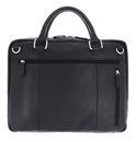 LEONHARD HEYDEN Berlin Zipped Briefcase 1 Compartment Black