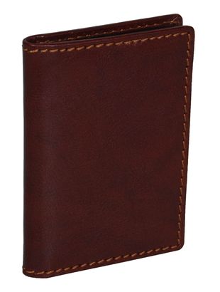 LEONHARD HEYDEN Cambridge Bilfold Card Case Cognac