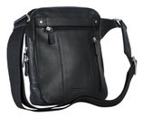 LEONHARD HEYDEN Berlin Zipped Messenger Bag M Black LEONHARD HEYDEN Berlin Zipped Messenger Bag M Black